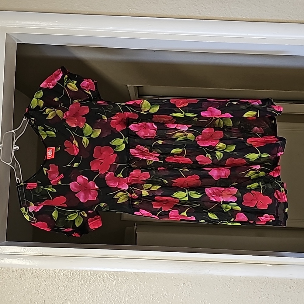 50's Style 3 Piece bathing suit w/coverup. Tote 6.